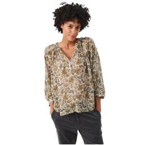 ❤️ PORTSAID Floral Blouse Size M